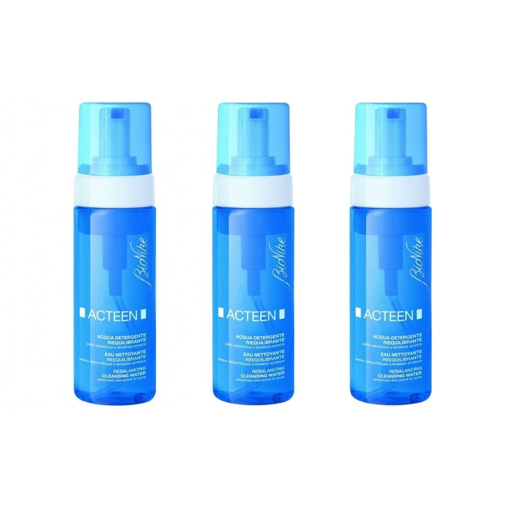 BioNike Acteen Balancing Cleansing Water for Oily Skin 150ml 3 Pack - Bionike