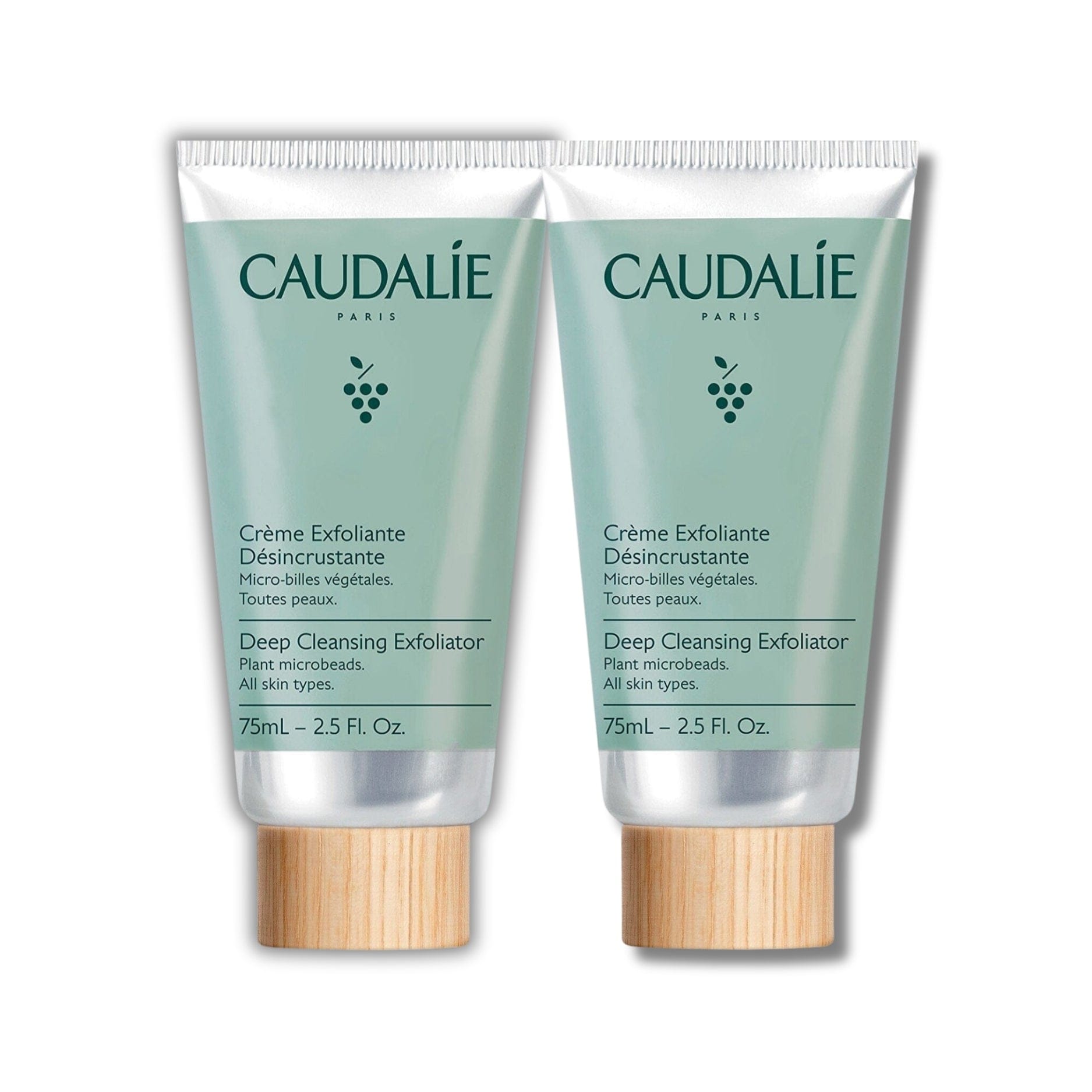 Caudalie Deep Cleansing Exfoliating Peeling 75 ml -2 Pack - Caudalie