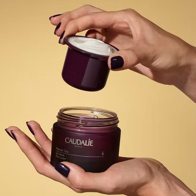 Caudalie Premier Cru Anti-Ageing Cream Moisturizer with Hyaluronic Acid  Refill - 50 ml - Caudalie