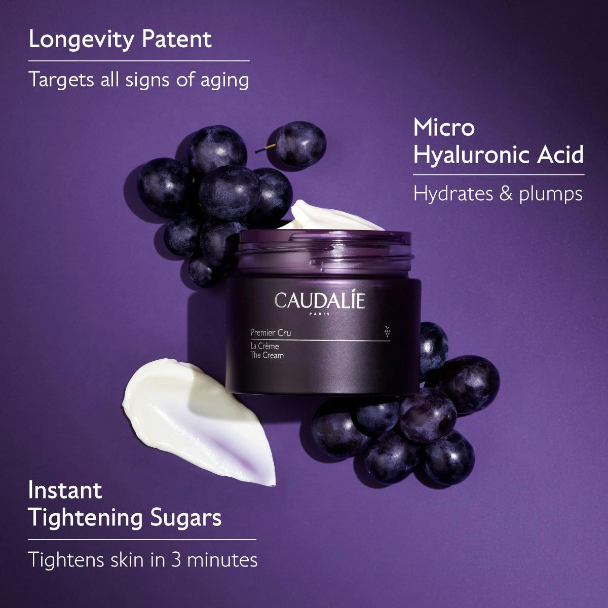 Caudalie Premier Cru Anti-Aging Cream Moisturizer 50 ml -NEW - Caudalie