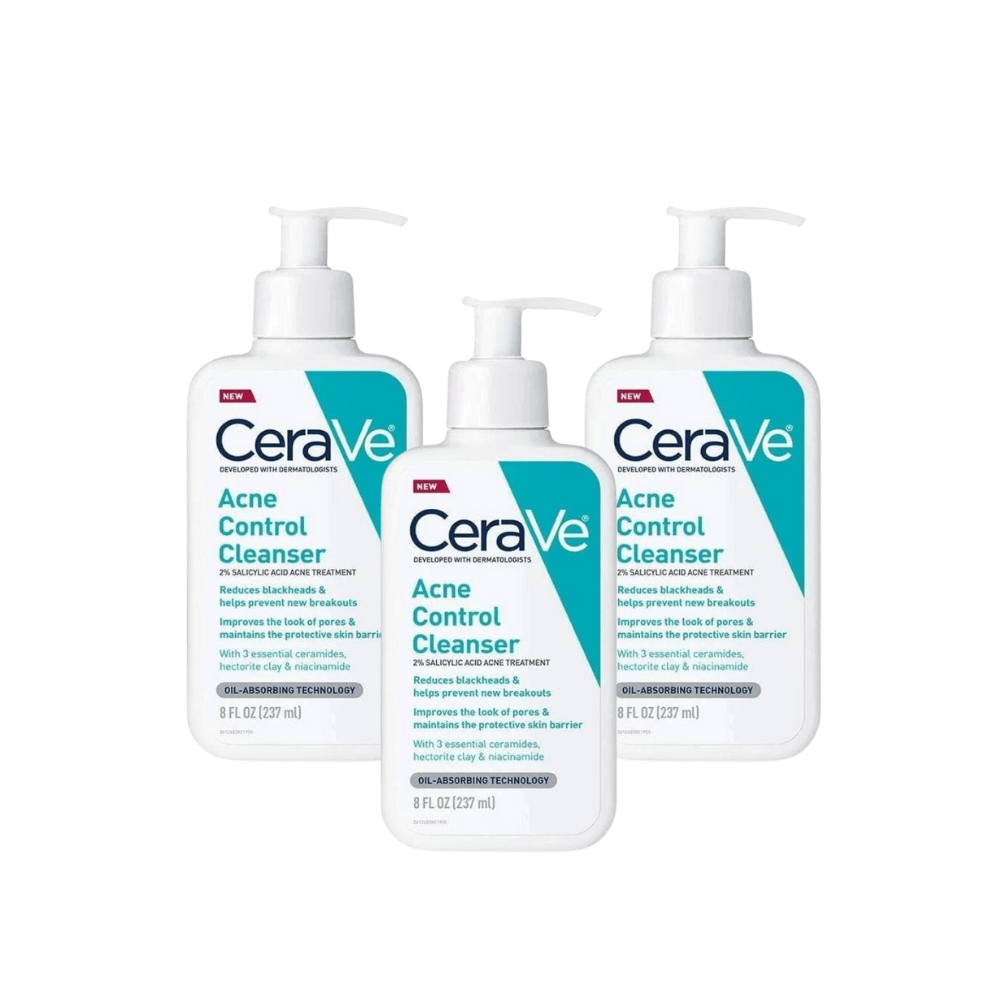 Cerave Acne Control Cleanser 236 ml 3 Pack - CeraVe