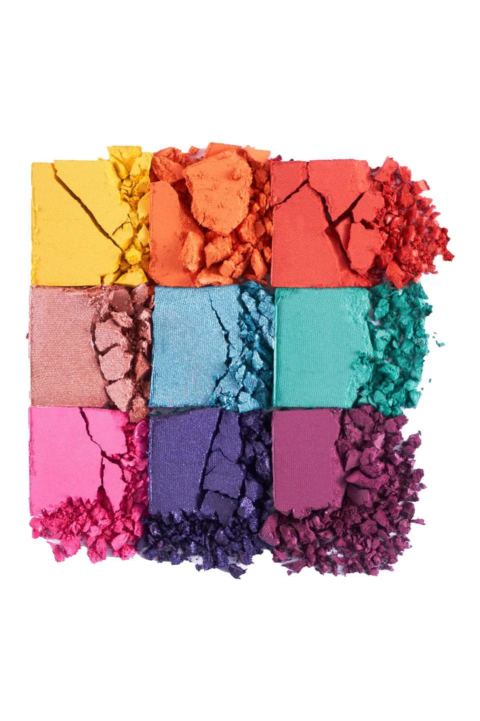 Flormar 9-pack Compact Eyeshadow Palette with Creamy Texture & Matte Finish/Shimmer 9g - 002 Ready The Party - Flormar