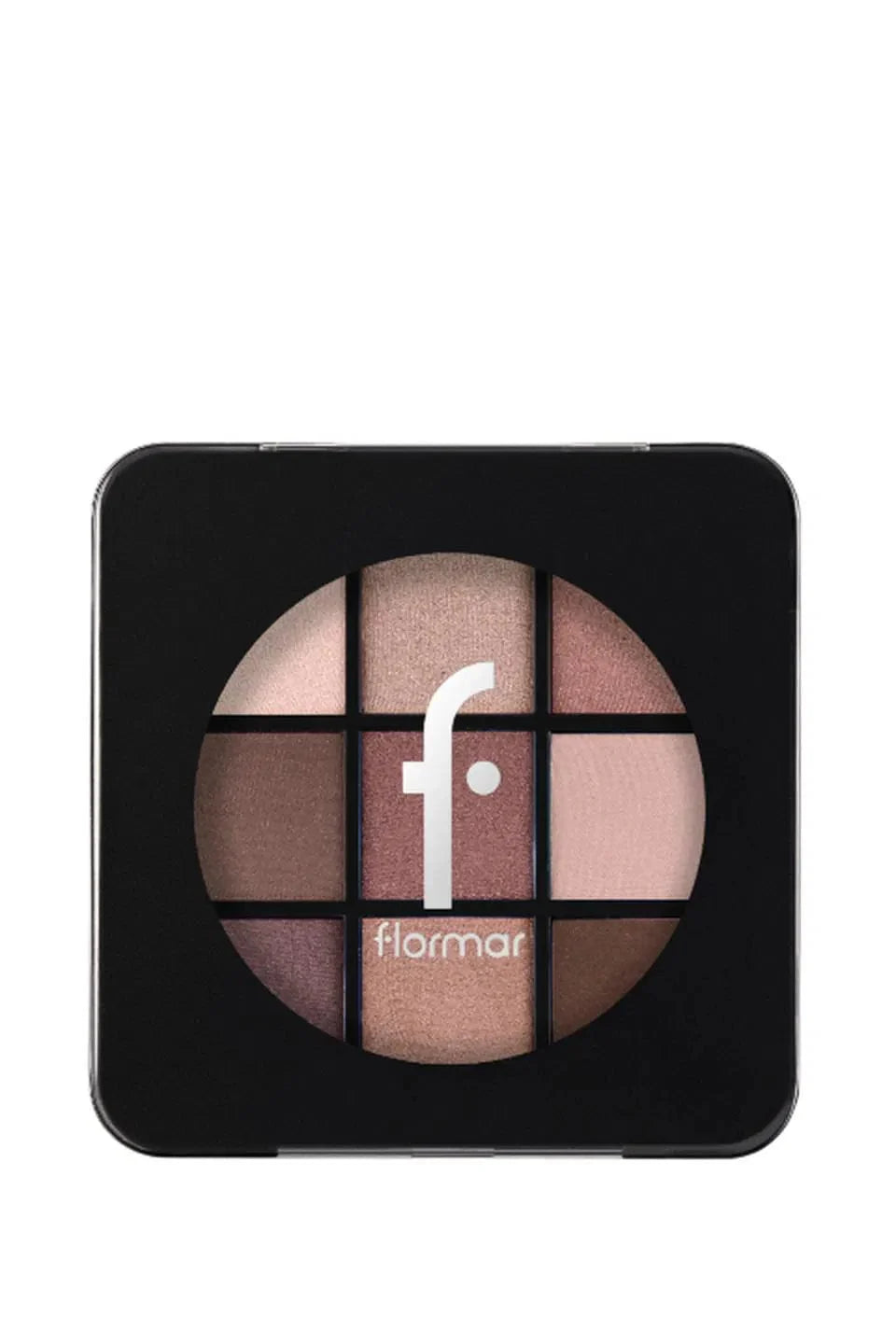 Flormar 9-pack Compact Eyeshadow Palette with Creamy Texture & Matte Finish/Shimmer 9g - 004 Follow Your Heart - Flormar