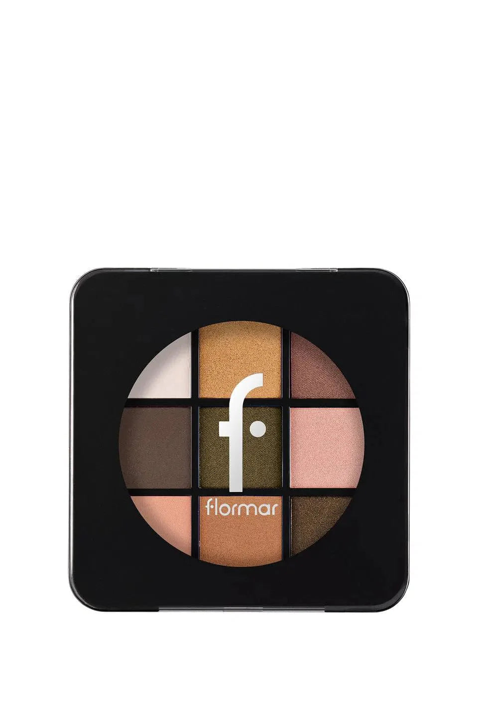 Flormar 9-pack Compact Eyeshadow Palette with Creamy Texture & Matte Finish/Shimmer 9g - 007 Grand Galaxy - Flormar