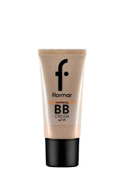 Flormar Anti-Shine SPF25 Matte Finish BB Cream for Oily & Combination Skin 35ml - 002 Fair/Light - Flormar