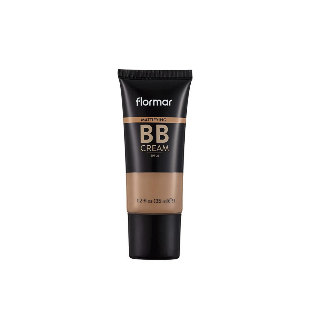 Flormar Anti-Shine SPF25 Matte Finish BB Cream for Oily & Combination Skin 35ml - 004 Light/Medium - Flormar