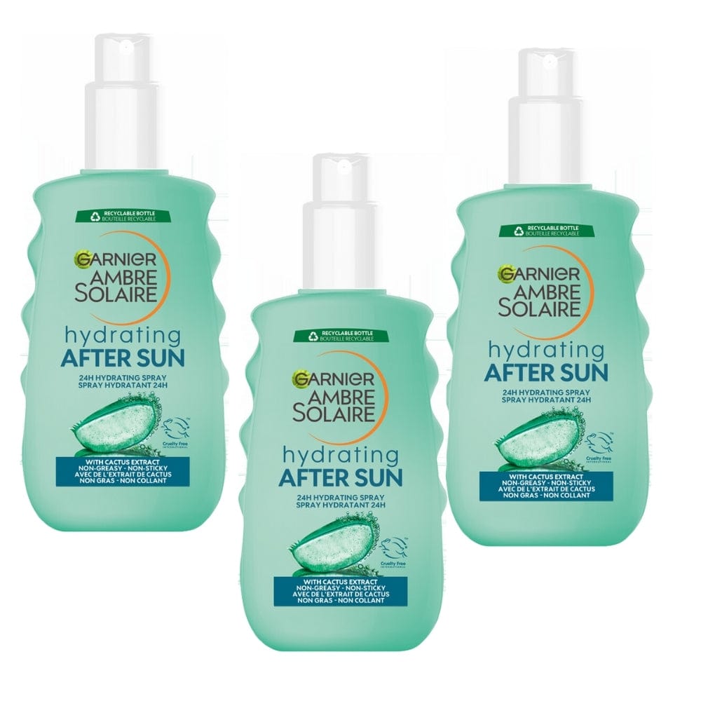 Garnier Ambre Solaire After Sun Hydrating Soothing Spray 200 ml / 6.8 fl oz 3 Pack - Garnier