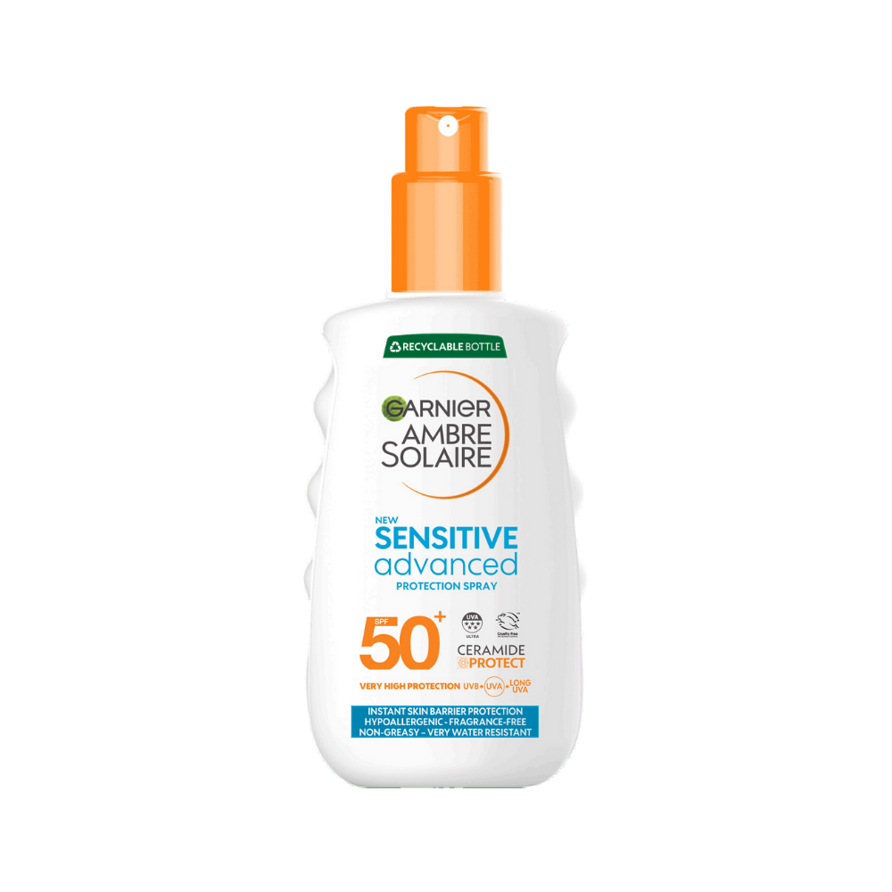 Garnier Ambre Solaire SPF 50+ Sensitive Advanced Sun Spray  150 ml / 5 fl oz - Garnier