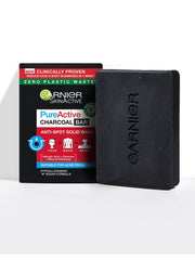 Garnier Pure Active Anti-Spot and Blackhead Solid Wash Charcoal Bar 100g - Garnier
