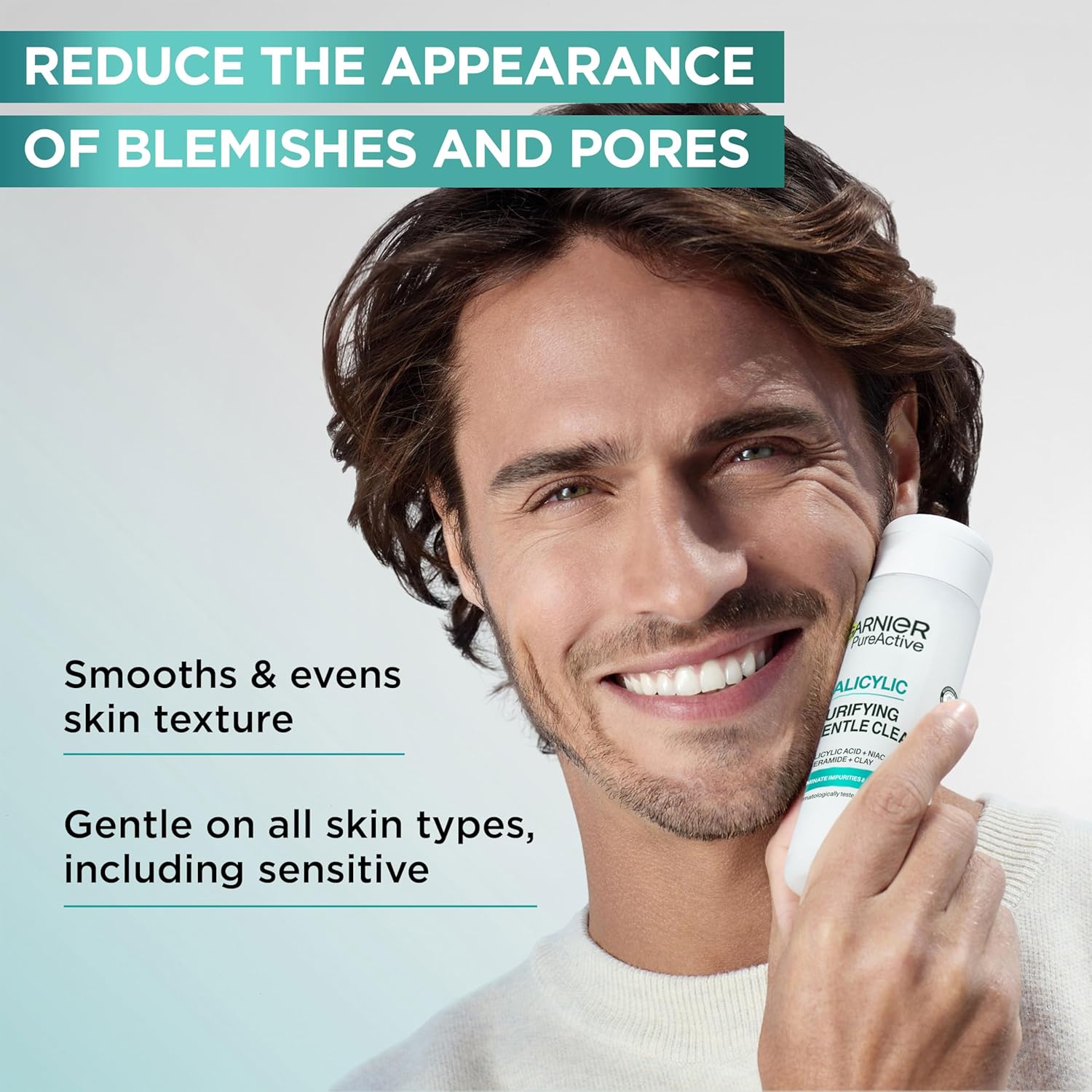 Garnier Pure & Clean Salicylic Anti Acne Scar Pore Tightening Peeling Tonic 120 ml - Garnier
