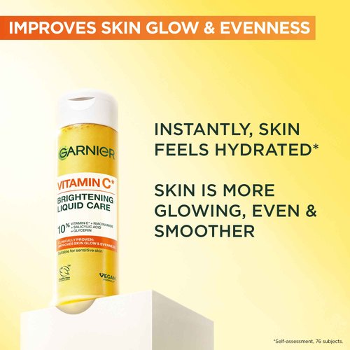 Garnier Vitamin C Brightening Toner // Glycerin, Niacinamide, Salicylic Acid 120 ml - Garnier