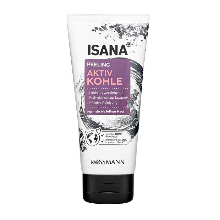 Isana Activated Charcoal Peeling 100 ml - Isana