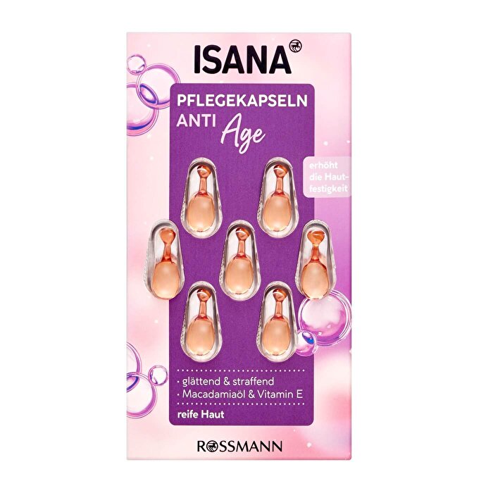 Isana Capsule Serum Anti Age Anti Wrinkle 7x0.38 ml - Isana