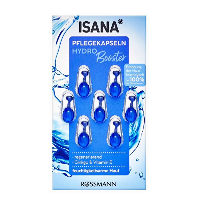 Isana Capsule Serum Hydro Booster Intensive Moisture Effect 7x0.38 ml - Isana