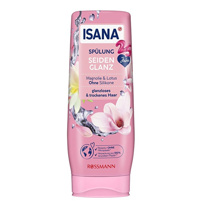 Isana Hair Conditioner Silky Shine Magnolia and Lotus 300 ml - Isana