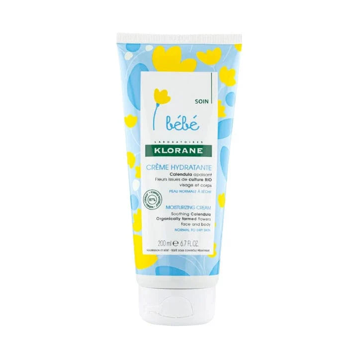 Klorane Bebe Sensitive Body Cream for Newborns and Infants 200 ml - Klorane