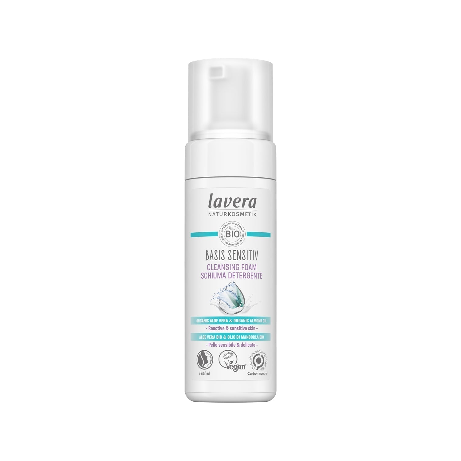 Lavera Basis Sensitiv Facial Cleansing Foam 150 ml - Lavera