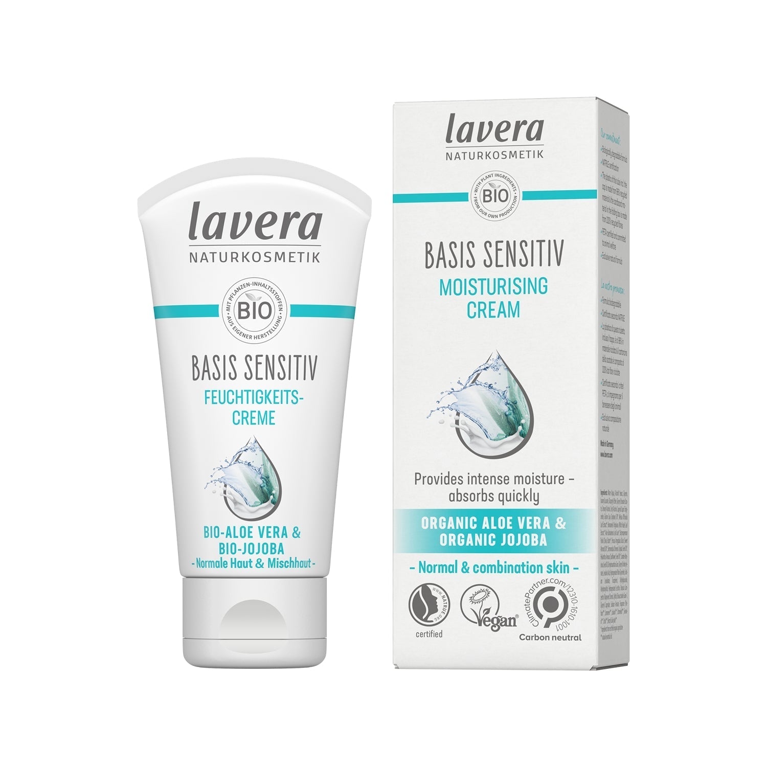 Lavera Basis Sensitiv Moisturizing Face Care Cream 50 ml - Lavera