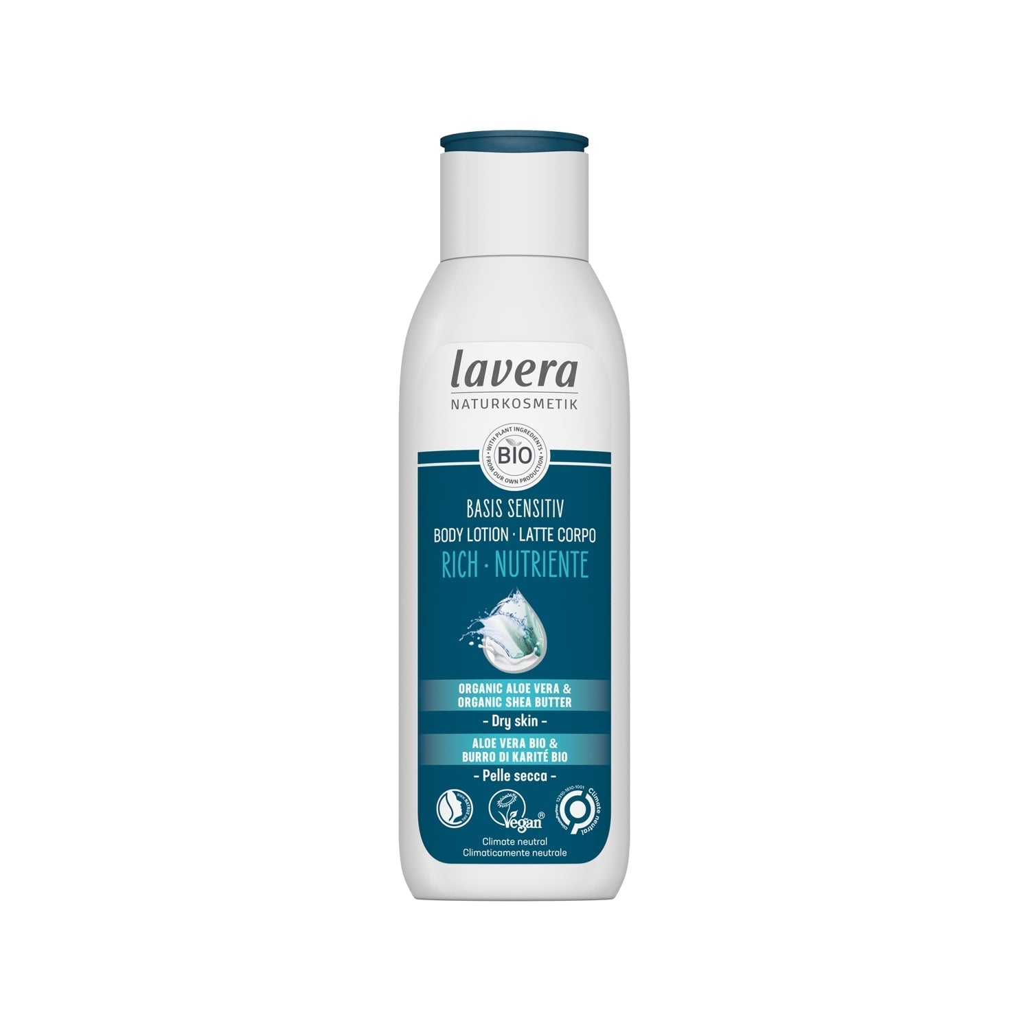 Lavera Basis Sensitiv Rich Body Lotion 200 ml - Lavera