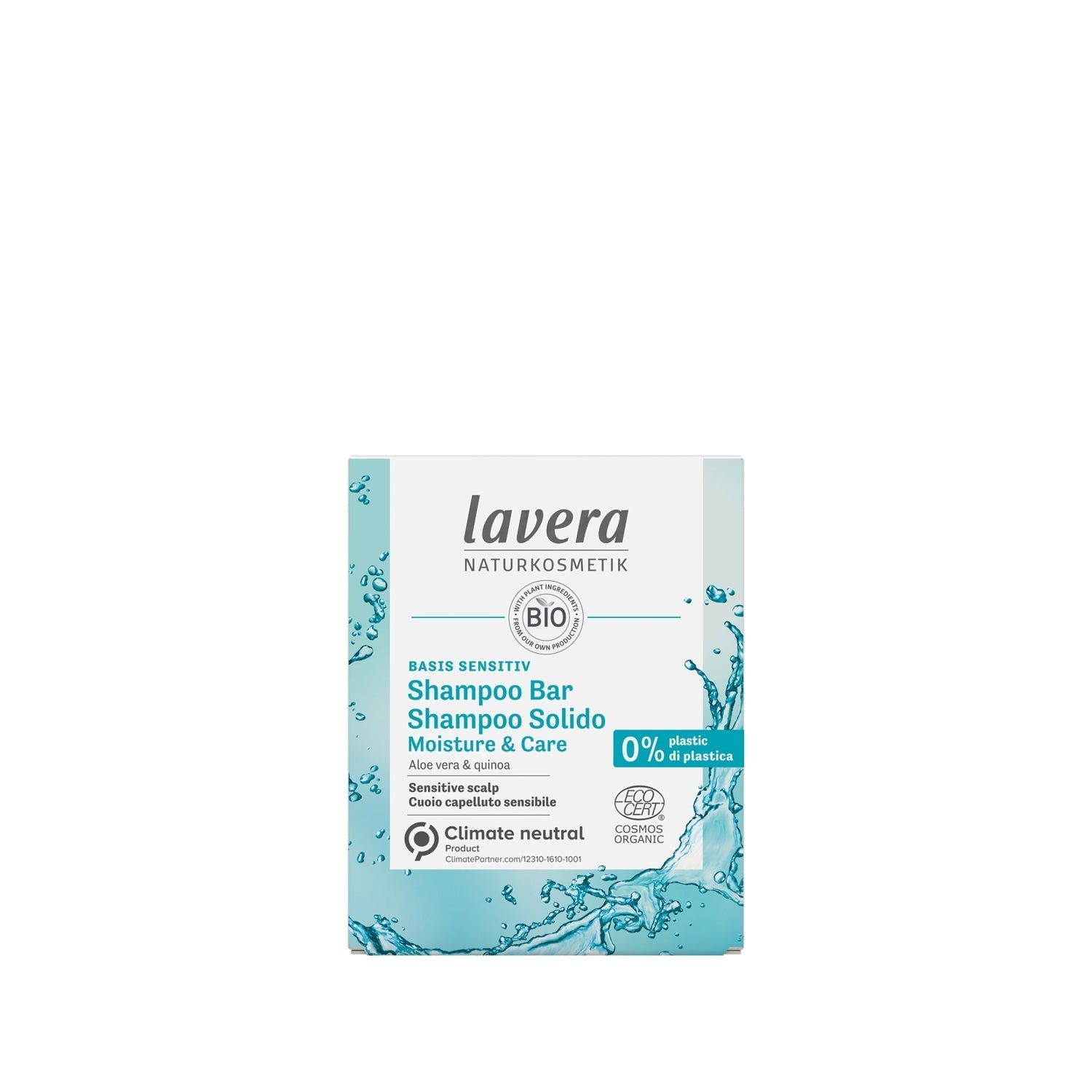 Lavera Basis Sensitiv Solid Shampoo 50 g - Lavera