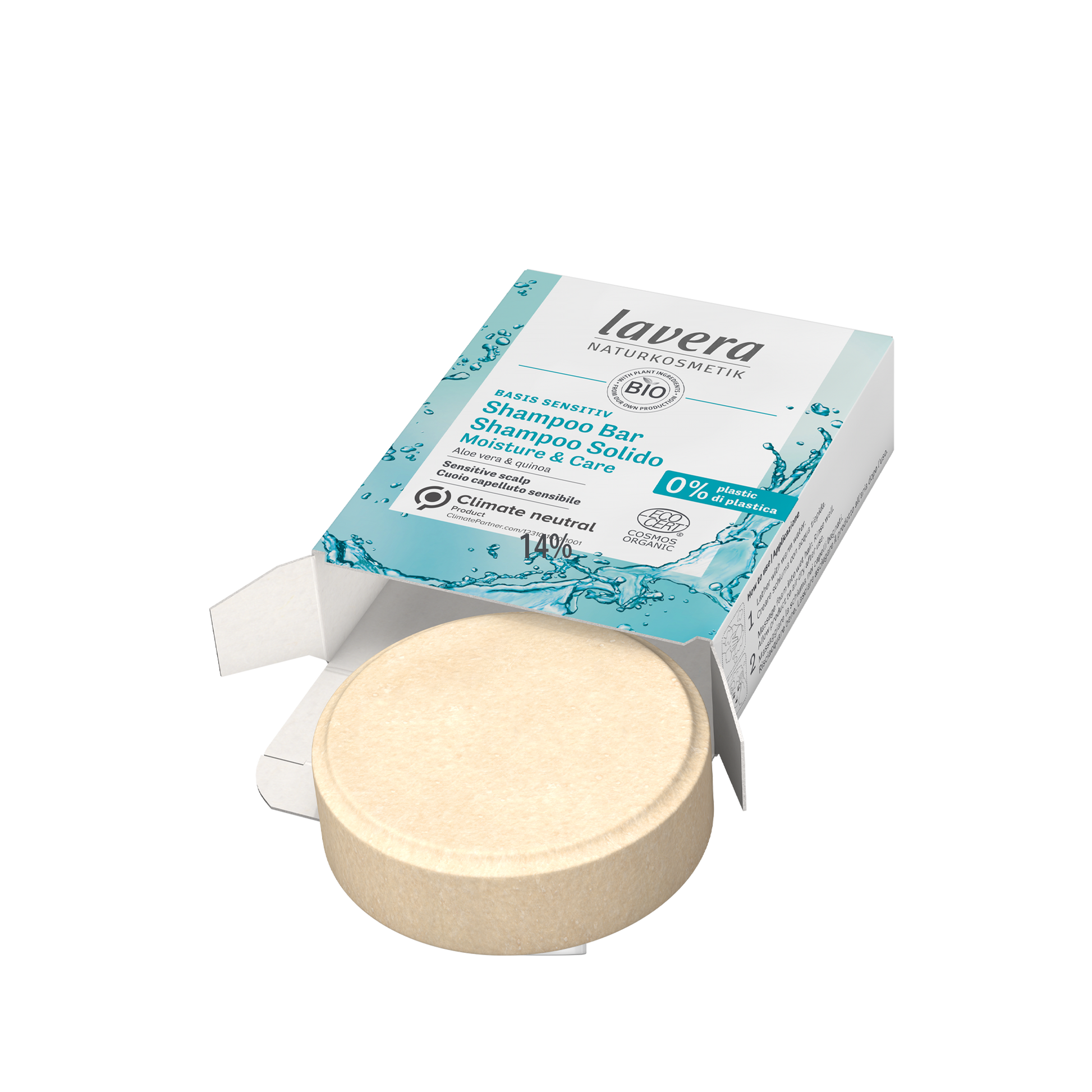Lavera Basis Sensitiv Solid Shampoo 50 g - Lavera
