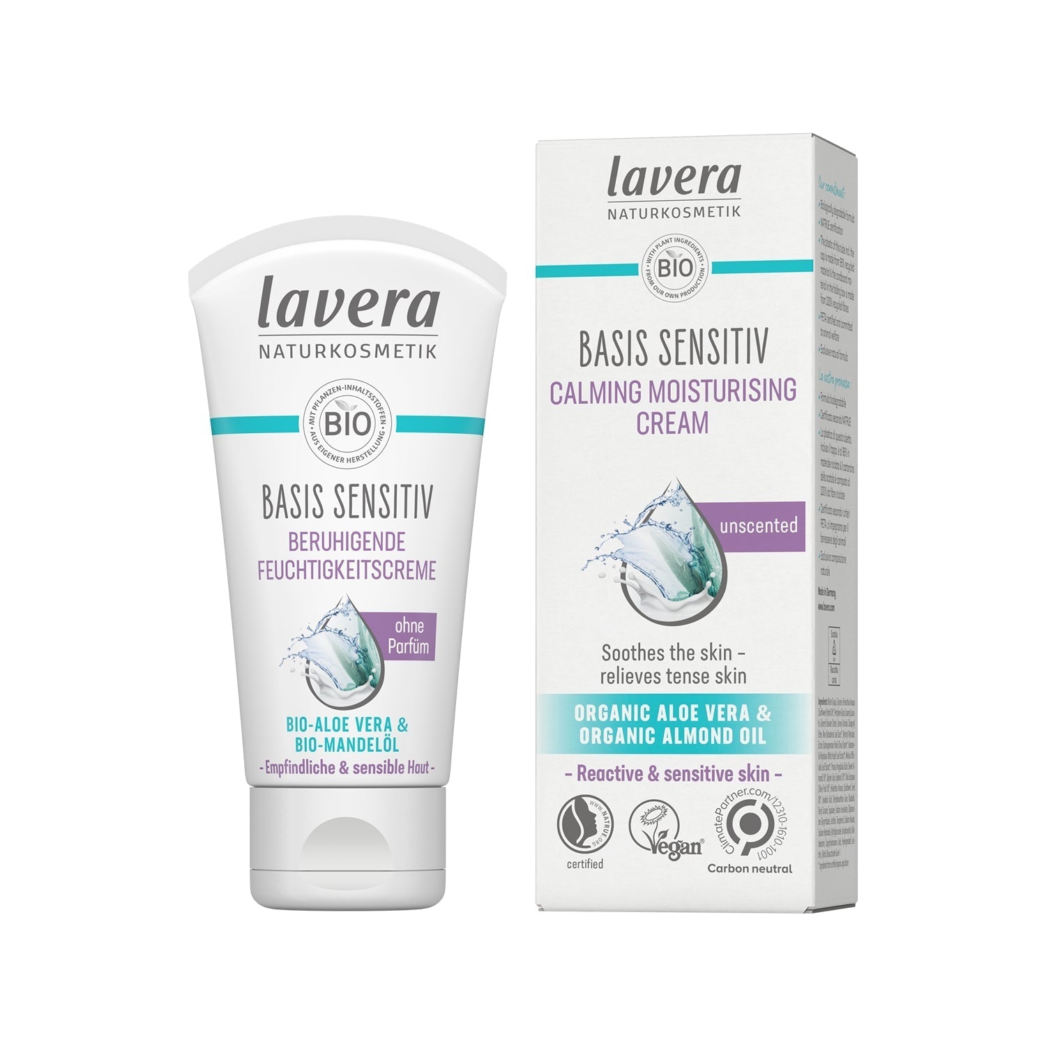 Lavera Basis Sensitiv Soothing Moisturizing Face Cream 50 ml - Lavera