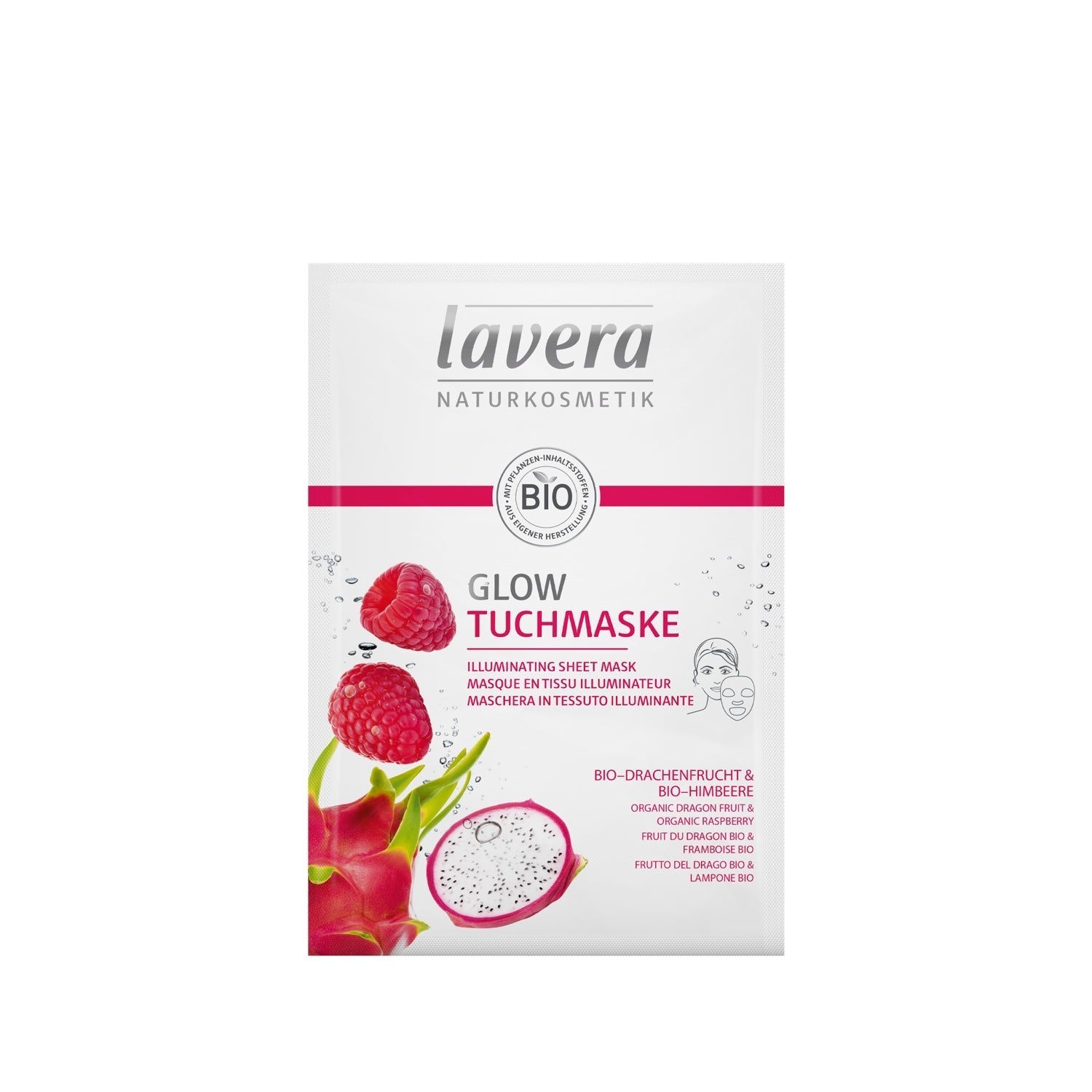 Lavera Brightening Paper Face Mask 21 ml - Lavera