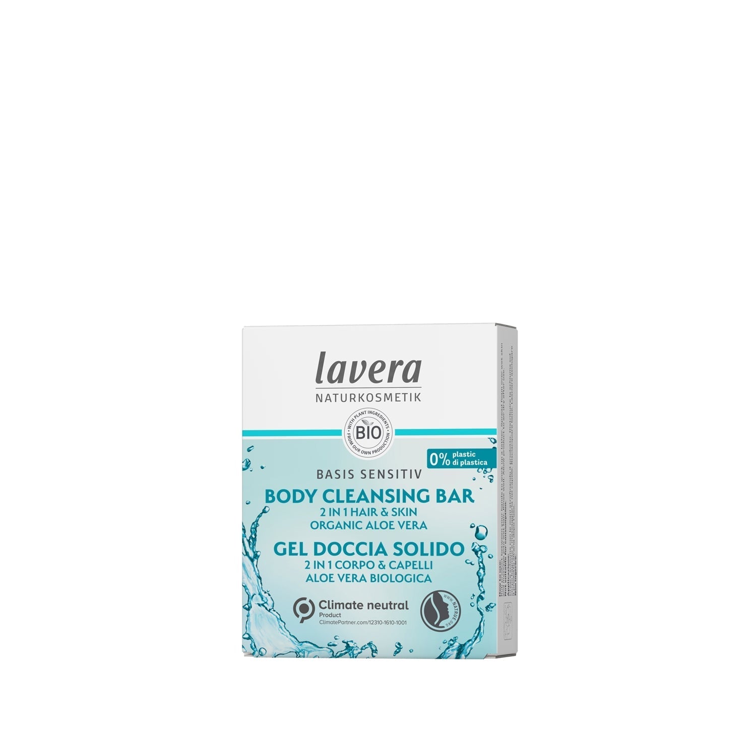 Lavera Organic Body Cleansing Solid Shampoo for Hair and Body 50 g - Lavera