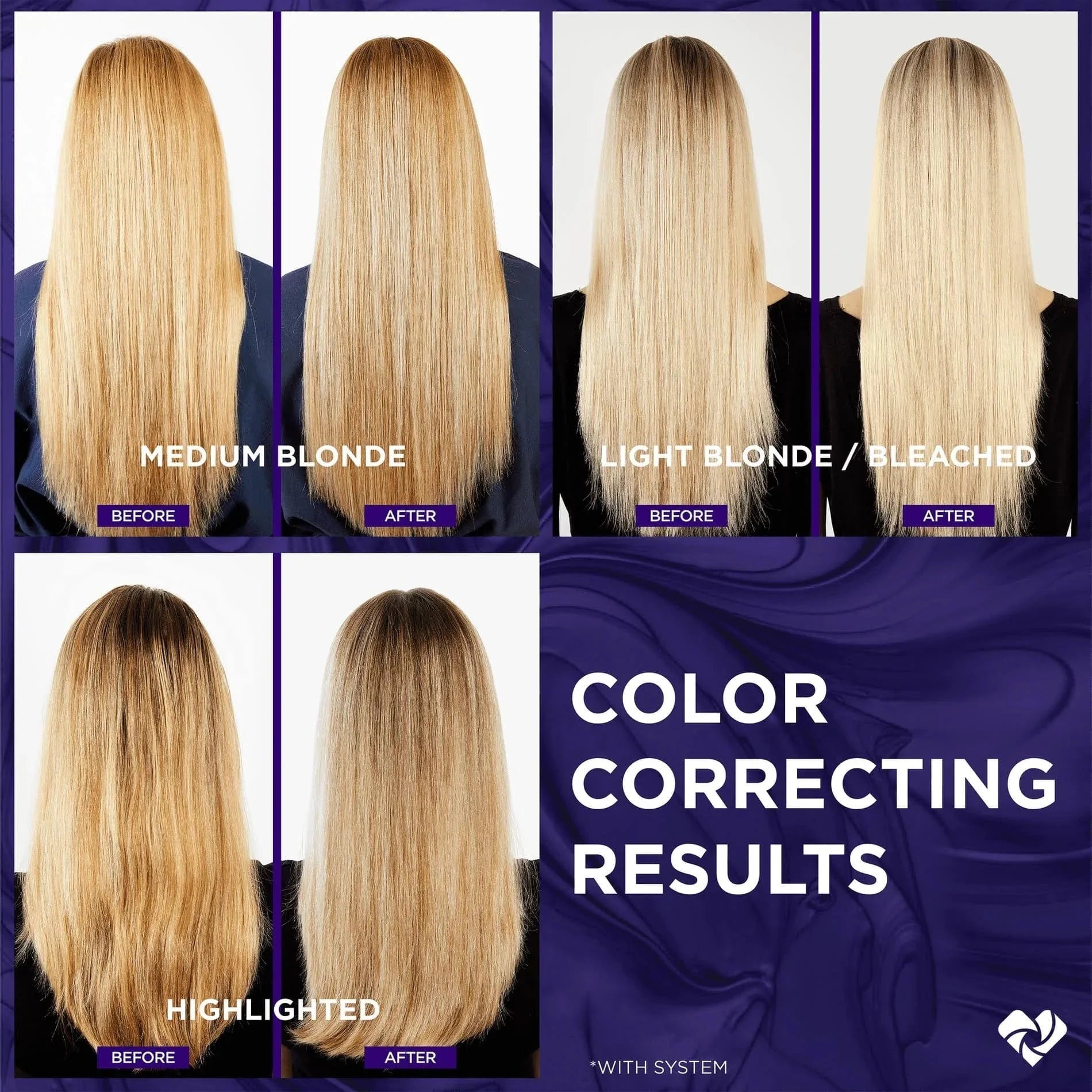 Loreal Elseve Color Vive Anti-Orange Purple Shampoo 200 ml 3 Pack - Loreal