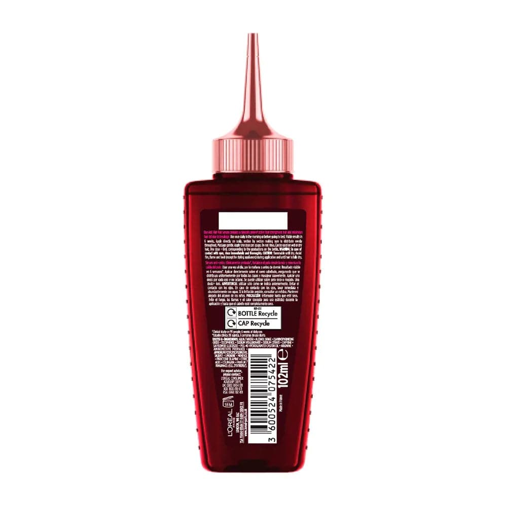 Loreal Elseve Complete Resistance 1.5% Aminexil [Caffeine+Arginine] Anti-Loss Strengthening Sclap Hair Serum 2 Pack - Loreal
