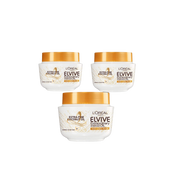 Loreal Elseve Extraordinary Oil Coconut Hair Mask 300 ml 3 Pack - Loreal
