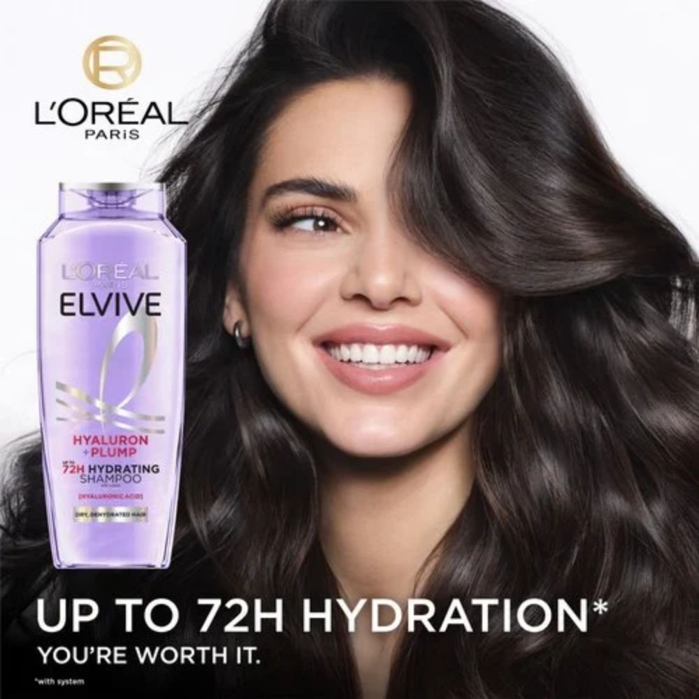 Loreal Elseve Hydra [Hryaluonic] Moisture Filling Shampoo 300 ml -2 Pack - Loreal