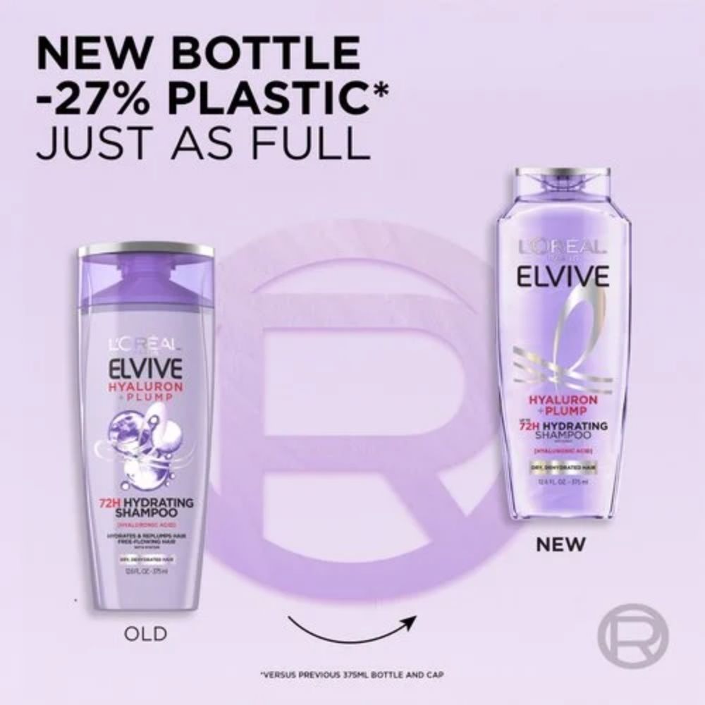 Loreal Elseve Hydra [Hryaluonic] Moisture Filling Shampoo 300 ml -2 Pack - Loreal