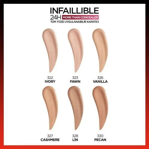 Loreal Paris Infaillible More Than Concealer -322 Ivory - Loreal