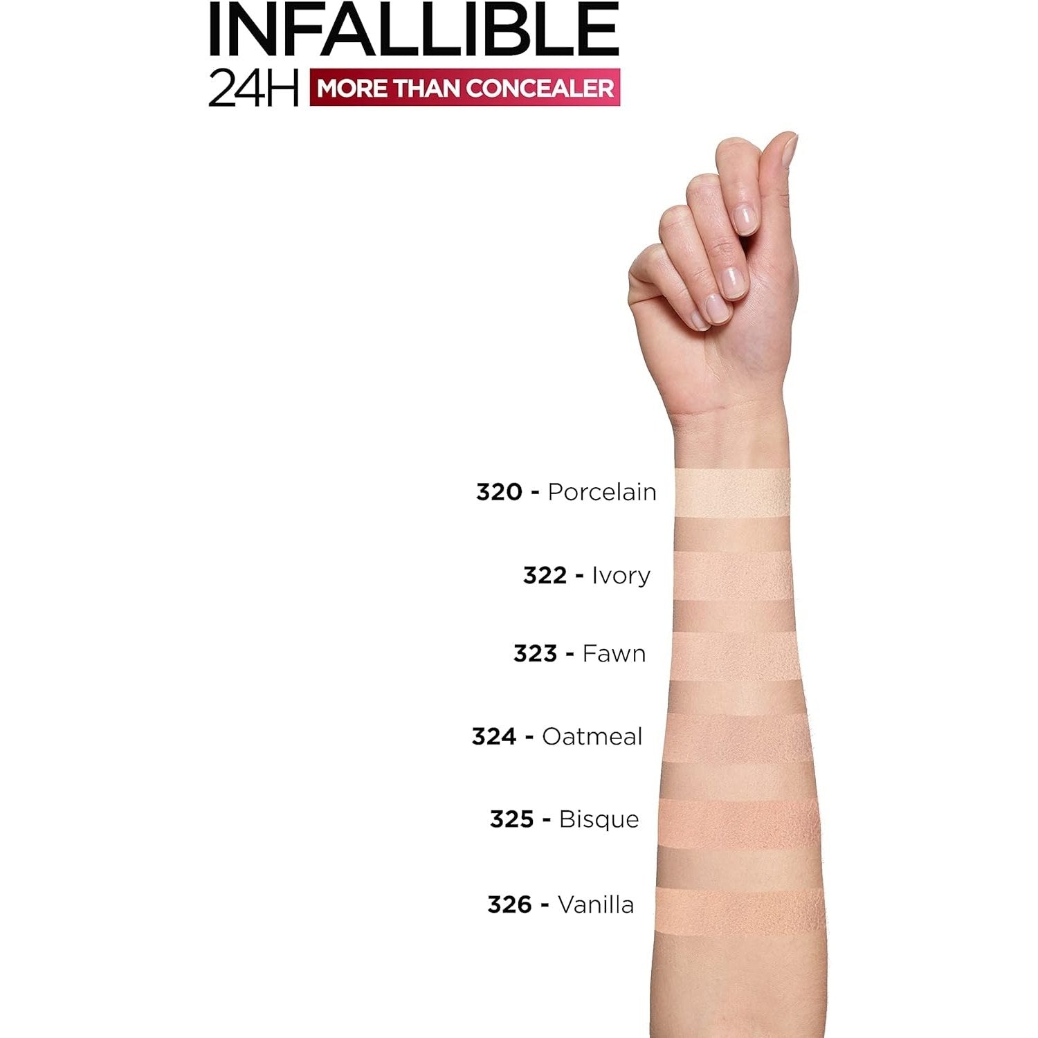 Loreal Paris Infaillible More Than Concealer -323 Fawn - Loreal