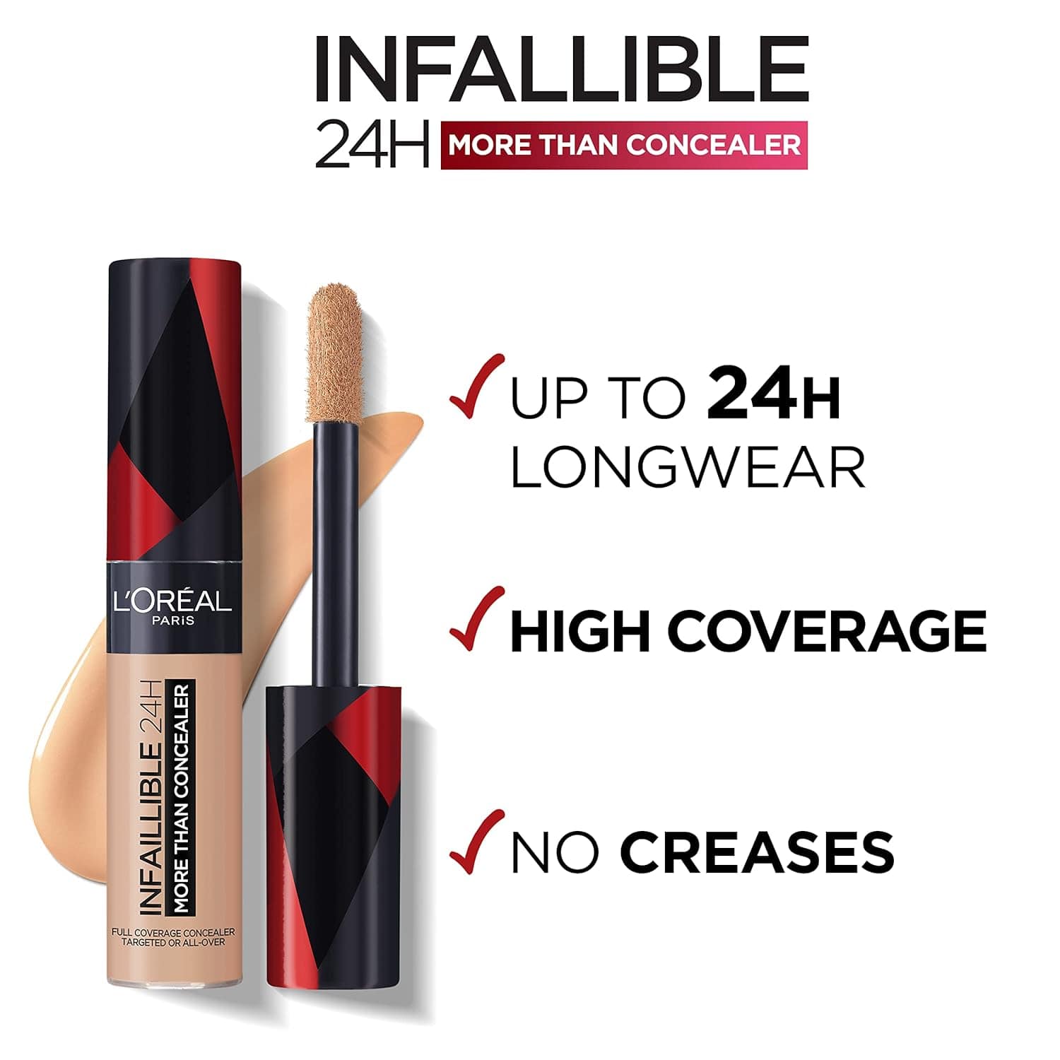 Loreal Paris Infaillible More Than Concealer -326 Vanilla - Loreal
