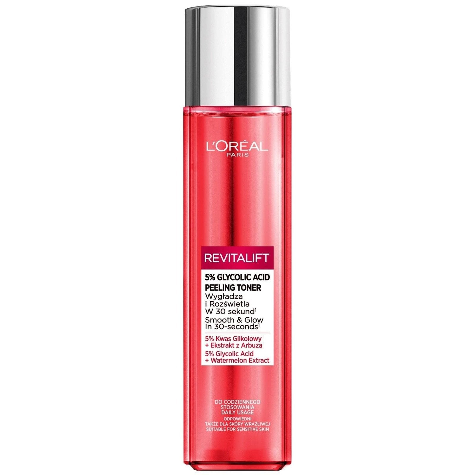 Loreal Paris Revitalift 5% Pure Glycolic Acid Peeling Tonic 180ml - Loreal