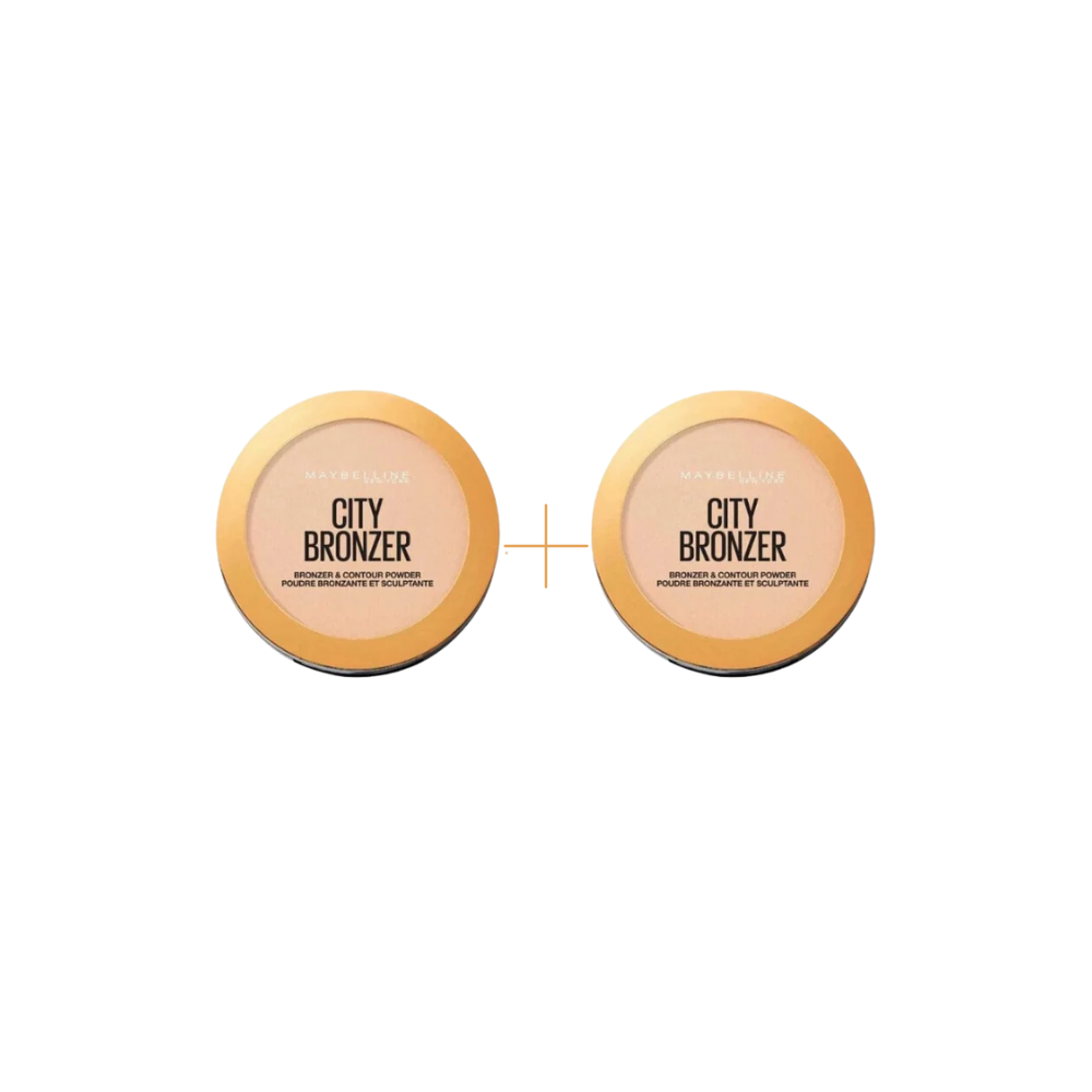 Maybelline City Bronze Bronzing Contour Powder 100 -2 Pack - Maybelline