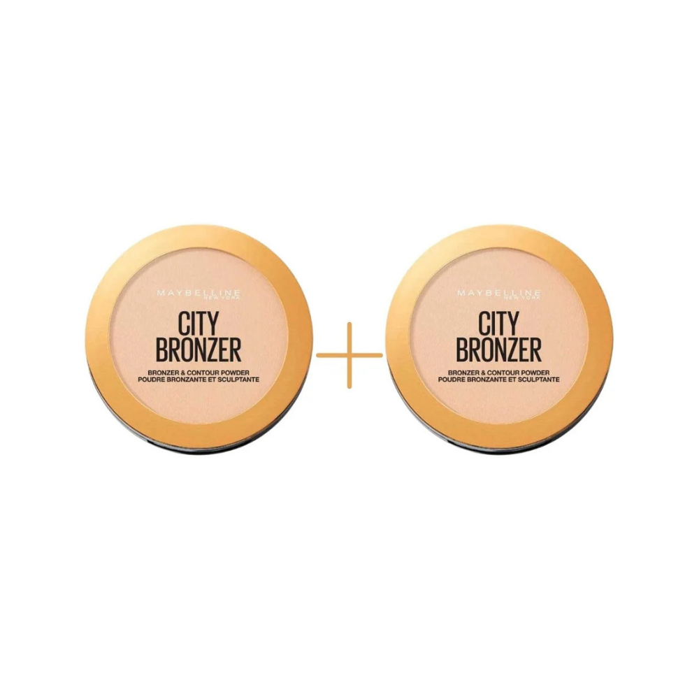 Maybelline City Bronze Bronzing Contour Powder 200 -2 Pack - Maybelline