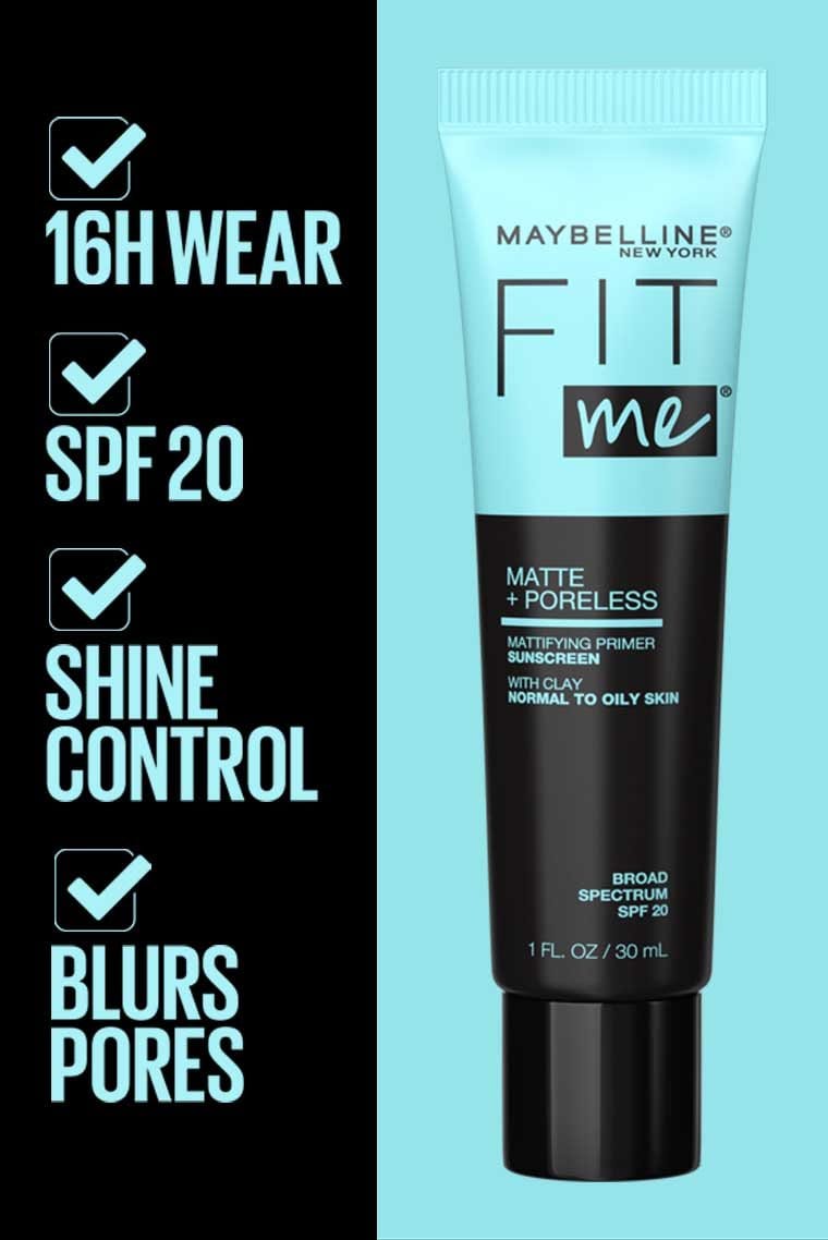 Maybelline New York Fit Me Matte & Poreless Mattifying Makeup Base 30 ml - Maybelline