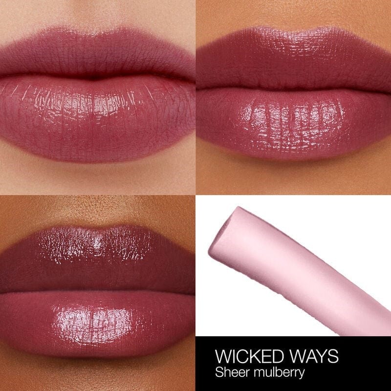 NARS Afterglow Lip Balm - 3 GR / Wicked Ways - Transparent Mulberry Color - Nars