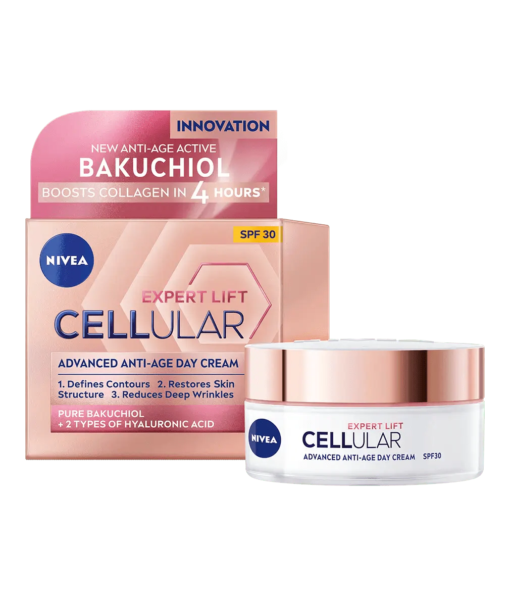 Nivea Cellular Expert Lift Pure Bakuchiol + HA Anti-Age Day Cream SPF30 50ml - Nivea