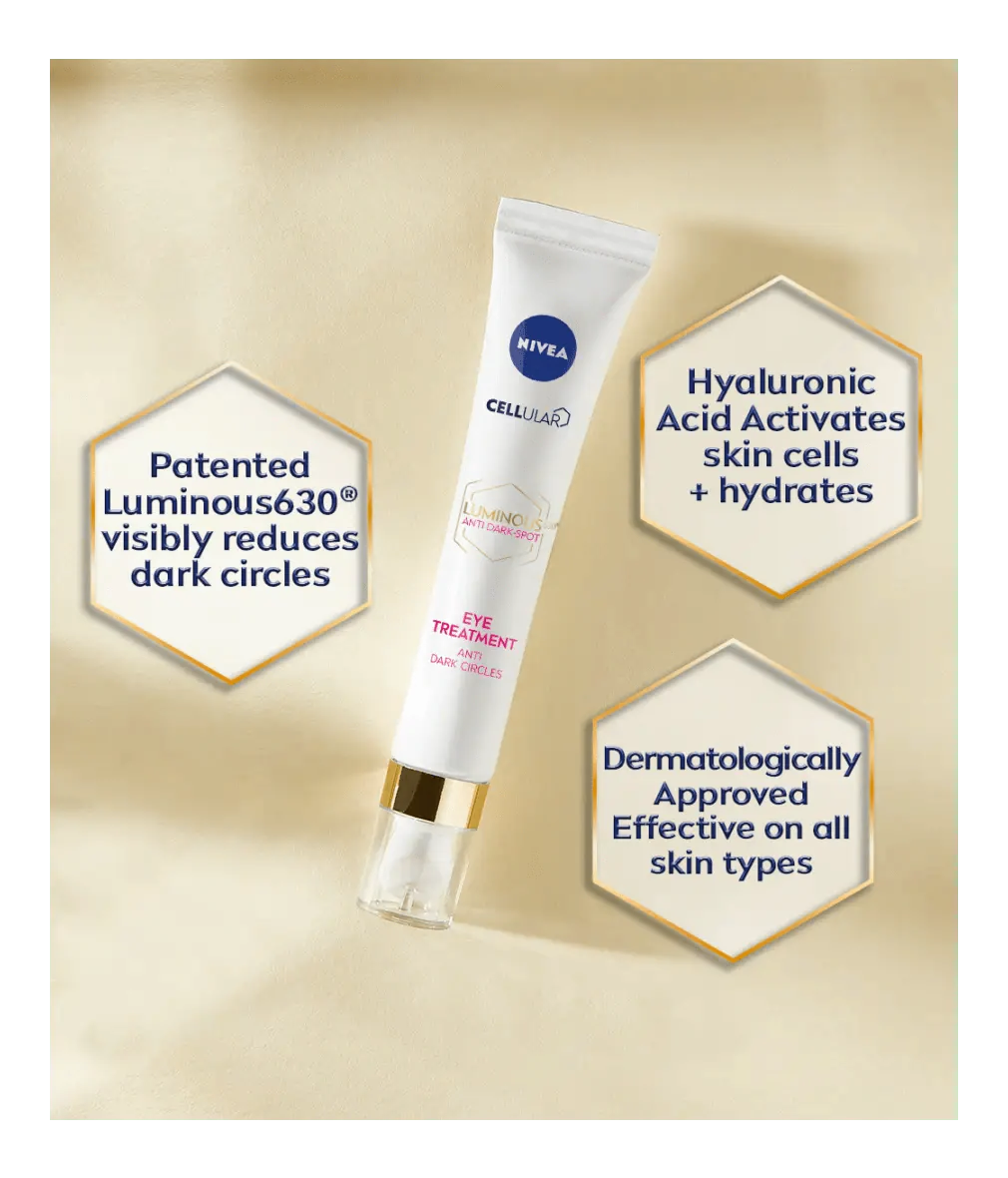 Nivea Cellular Luminous 630 Anti-Dark Circle SPF50 Eye Cream  15ml / 0.5 fl.oz - Nivea