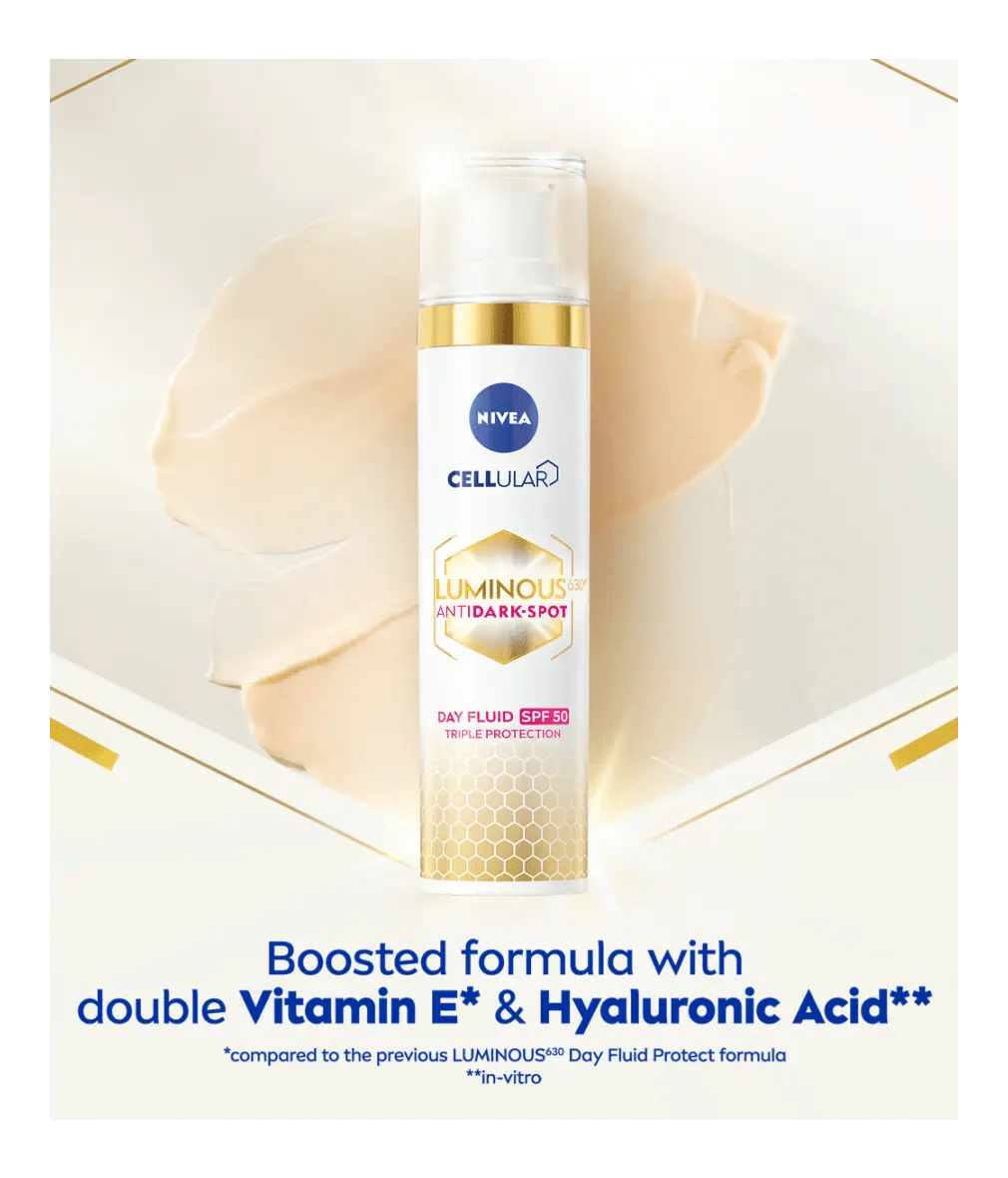 Nivea Cellular Luminous 630 Anti-Dark Spot Day Cream Face Moisturiser SPF50 40ml/ 1.35 fl.oz - Nivea