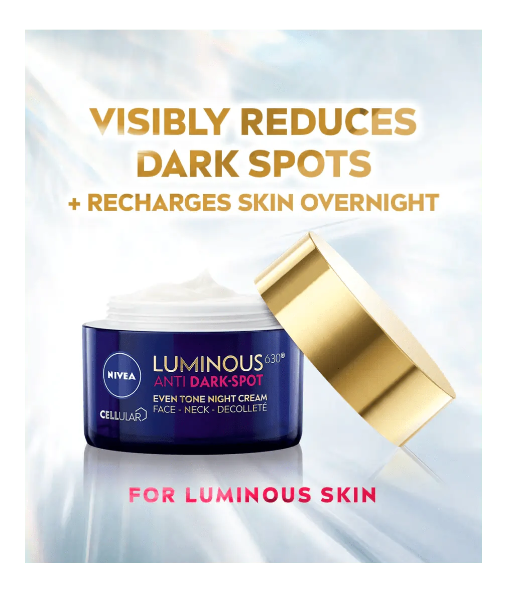 Nivea Luminous 630 Anti Dark Spot Night Cream  50ml / 1.7 fl oz - Nivea