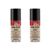 Pastel 24H Non-Stop 2in1 Foundation & Concealer - 601 Cool 2 Pack - Pastel