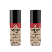 Pastel 24H Non-Stop 2in1 Foundation & Concealer - 603 Ivory 2 Pack - Pastel