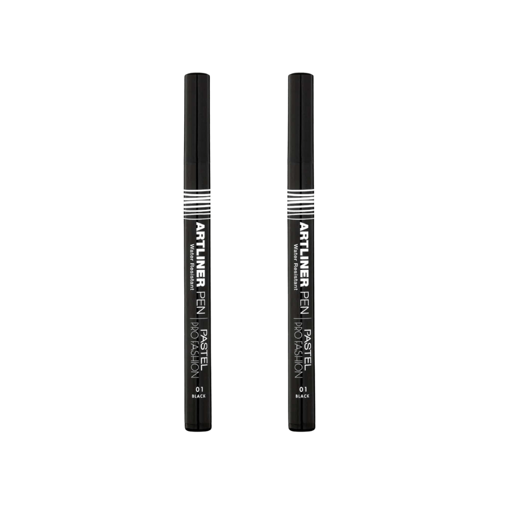 Pastel Artliner Pen - Artliner Pencil - 01 Black 2 Pack - Pastel