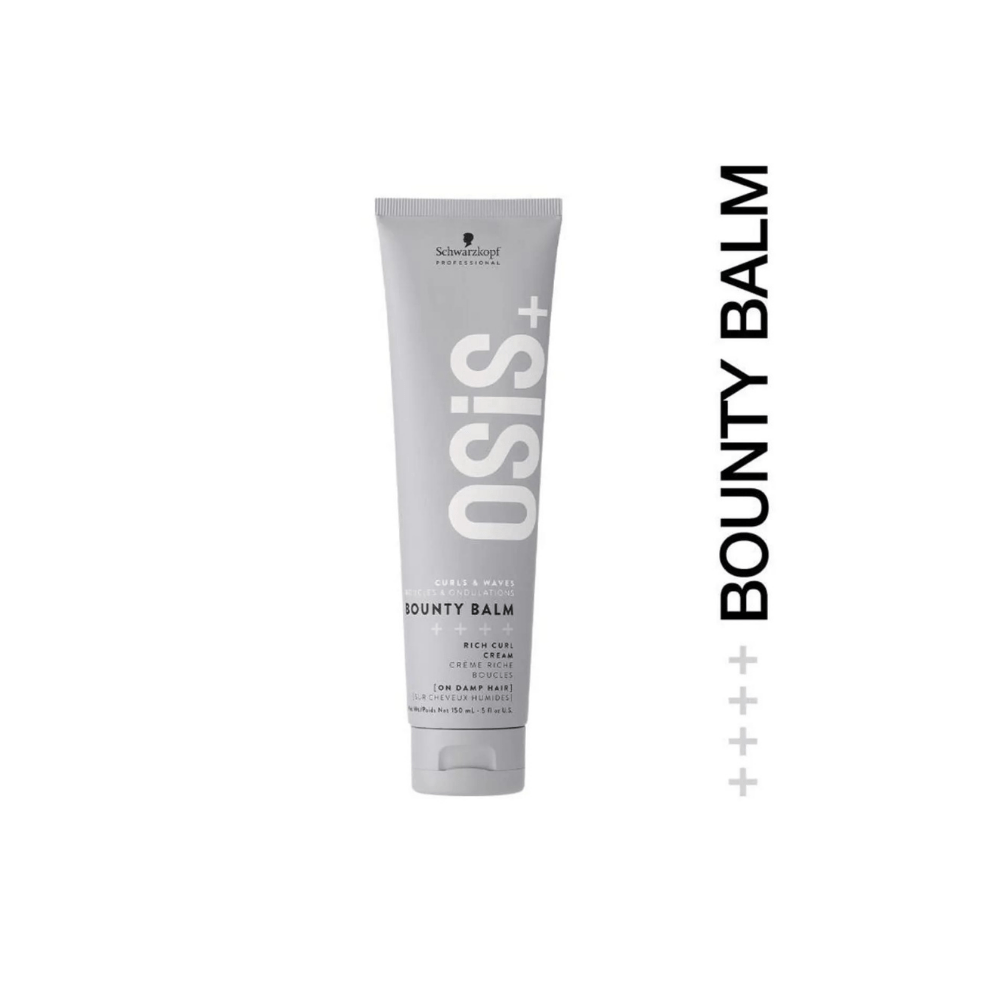 Schwarzkopf Osis Bounty Balm Intensive Curl Cream 150ml | Natural Curl, Easy Combing and Soft Hair - Schwarzkopf