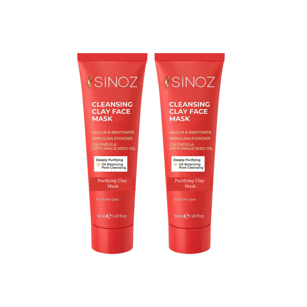 Sinoz Anti-Acne And Blackhead Purifying Face Care Mask 50 ml 2 Pack - Sinoz